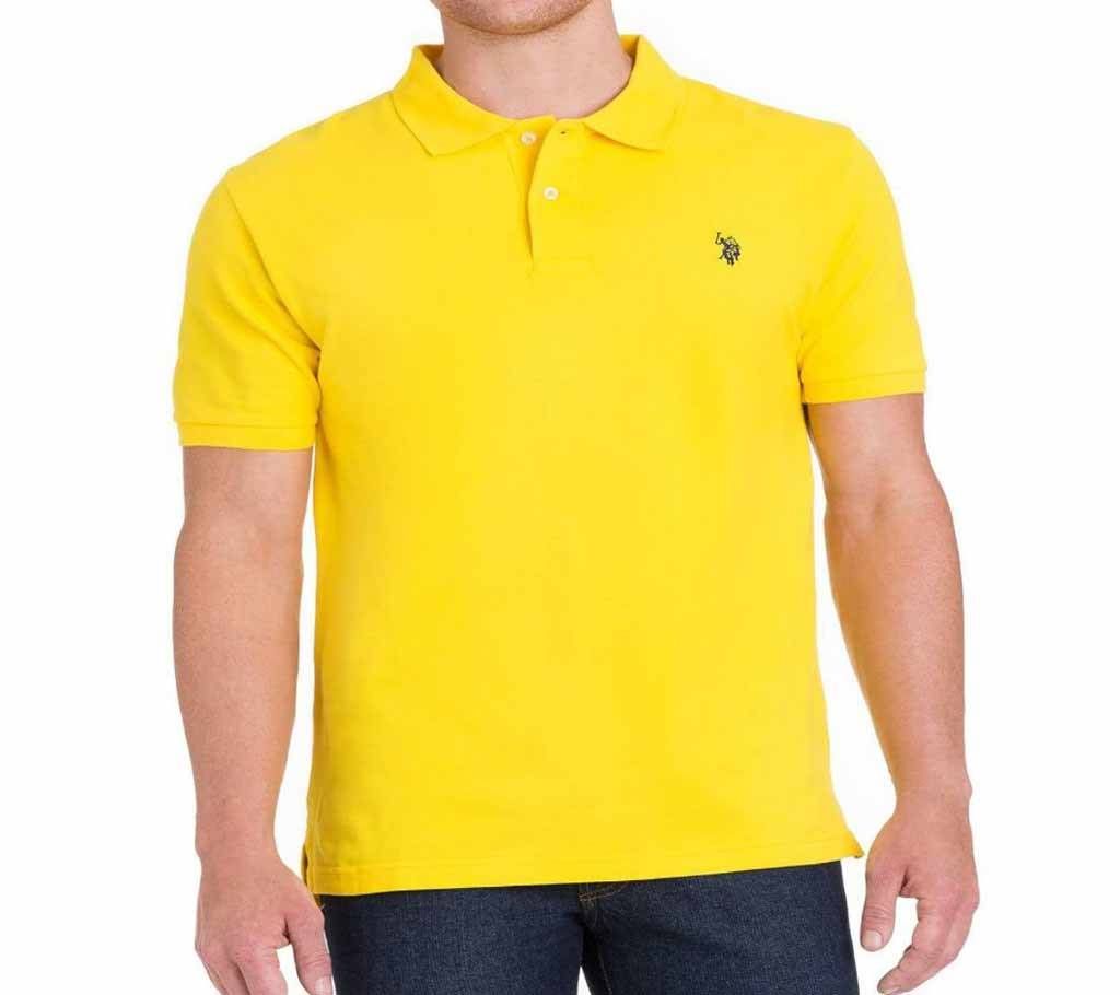 Yellow Mans Fit Polo Shirt