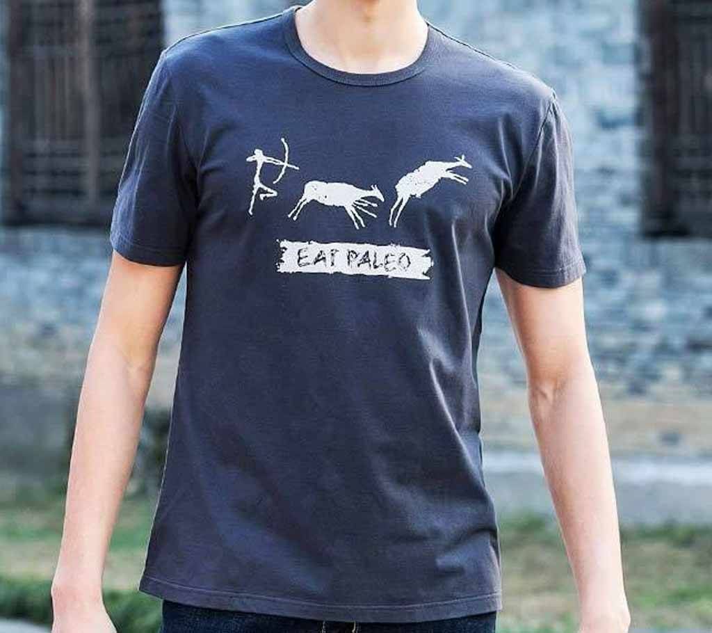 Mens Buffelo Cotton Round Neck  t-shirt