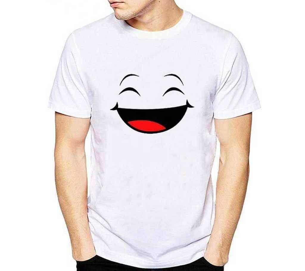 Smaile 1  Half sleeve Cotton T-shirt 