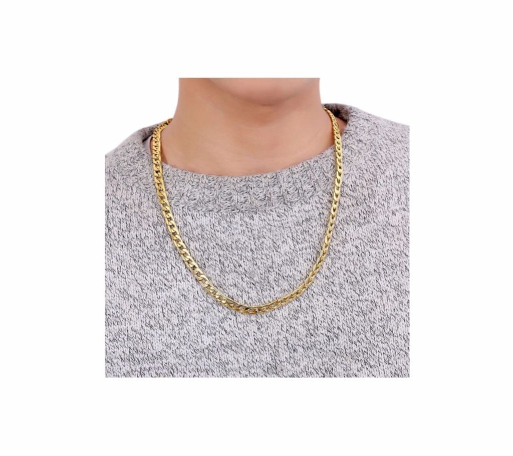 Curb Link Hip Hop Stainless Steel Necklace For Men