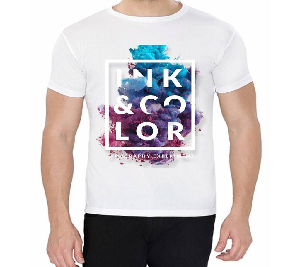 Ink & Color - Half Sleeve T-shirt For Men