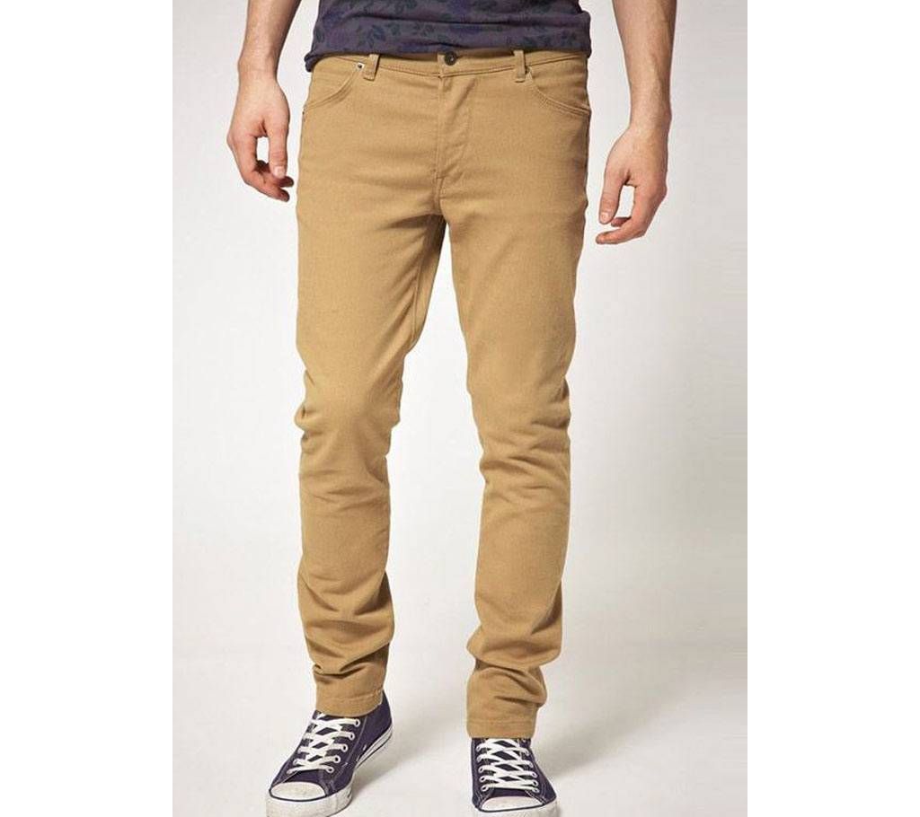 Brown Twill Gaberdine Pant