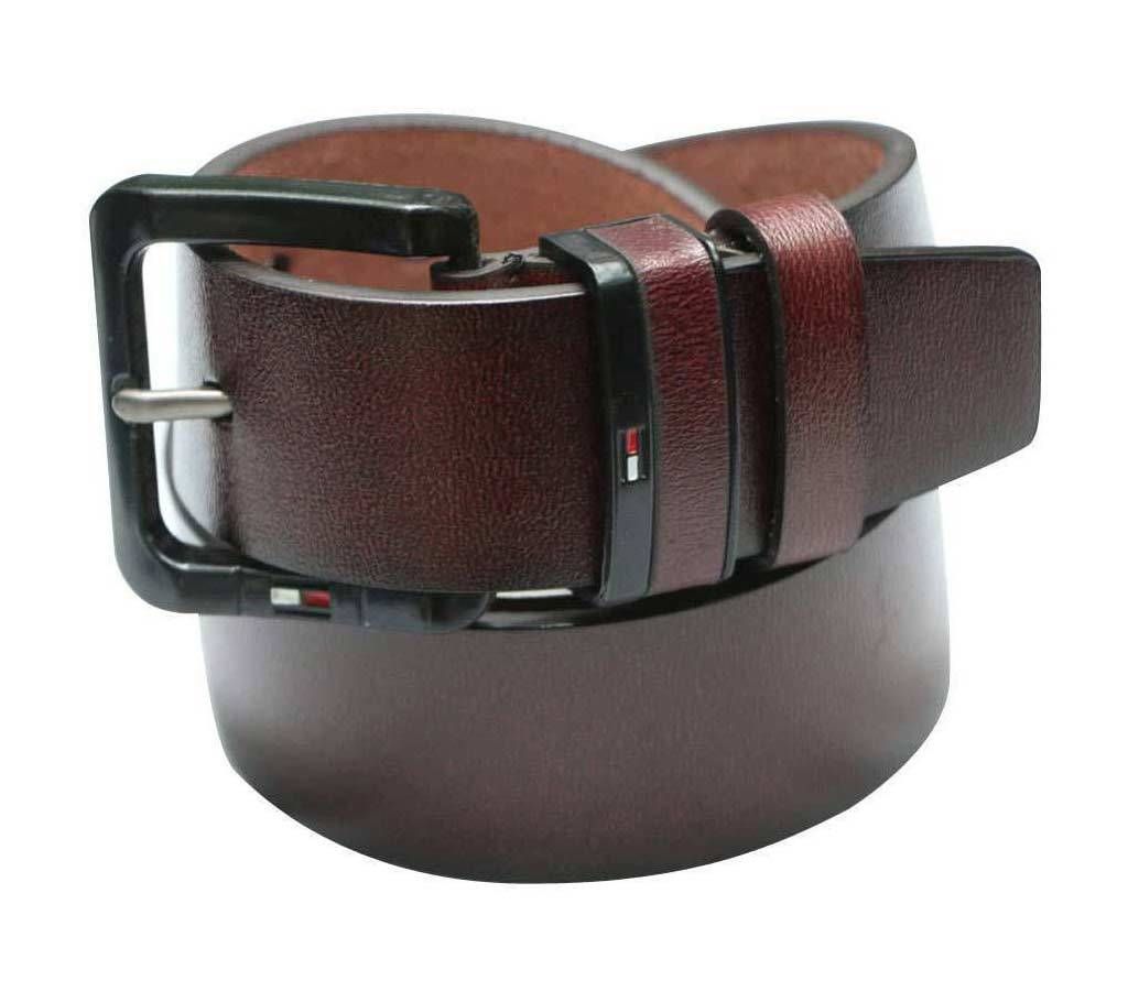 Formal Leather belt for men-Chocolate 