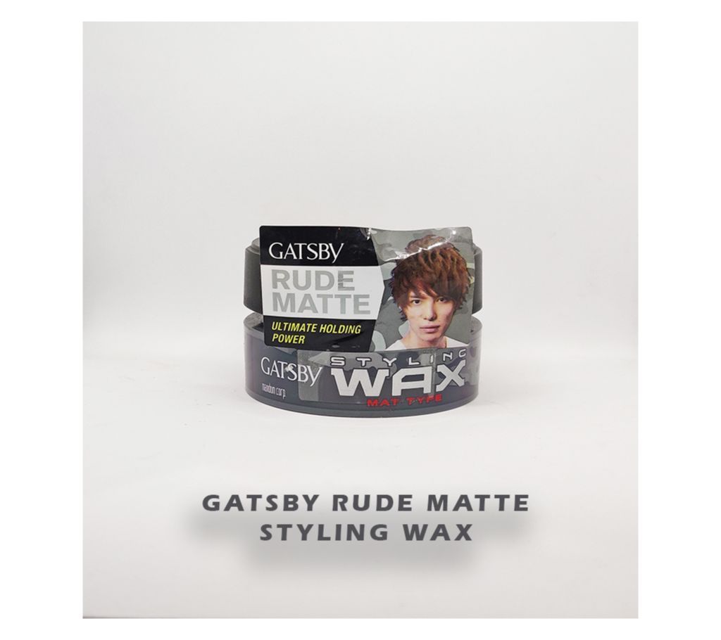 Gatsby Mens Hair Styling wax Mat Type Rude Matte-80gm-UK 