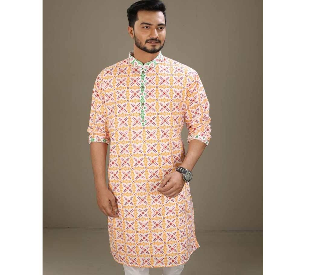 Mens Boishakhi Cotton Punjabi