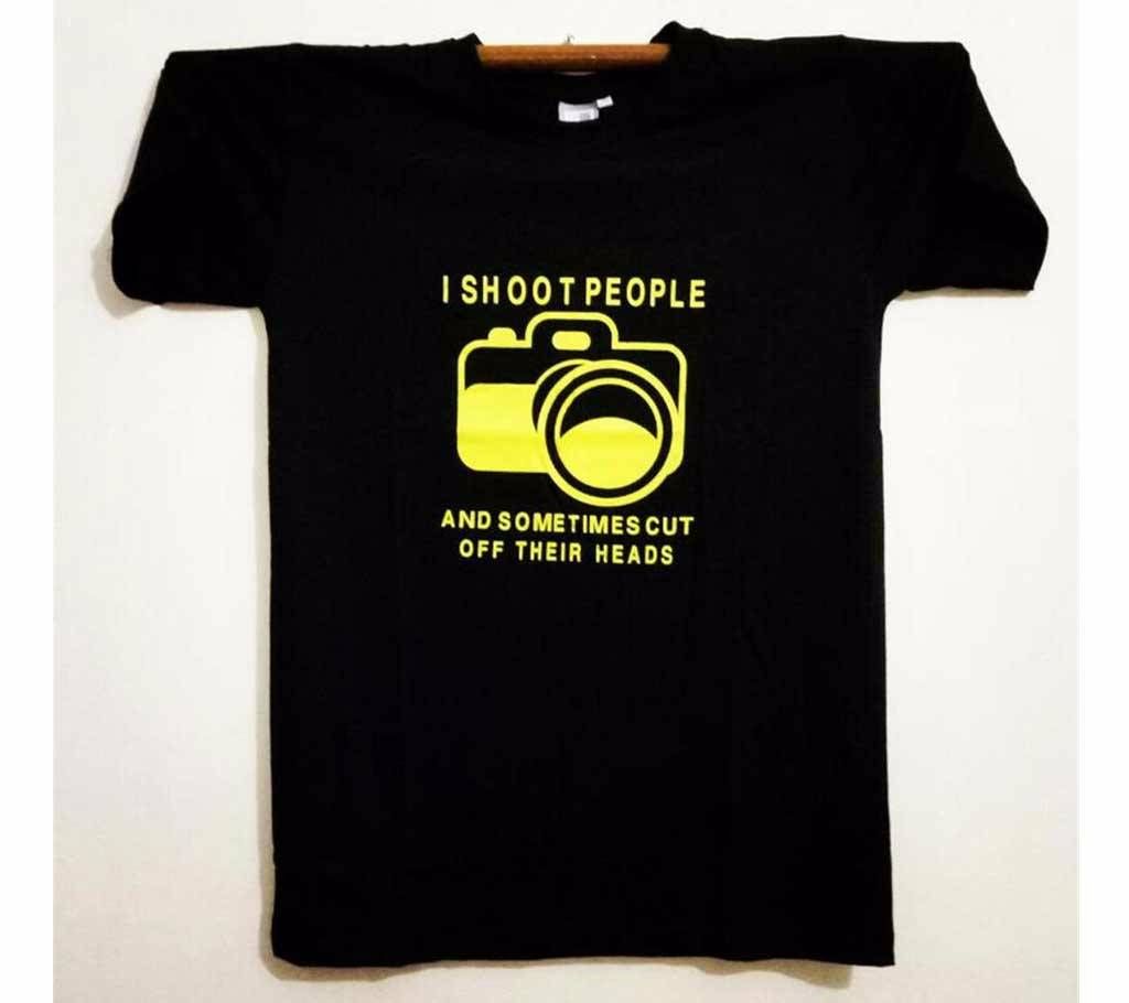 I Shoot People Mens Half Sleeve T-Shirt