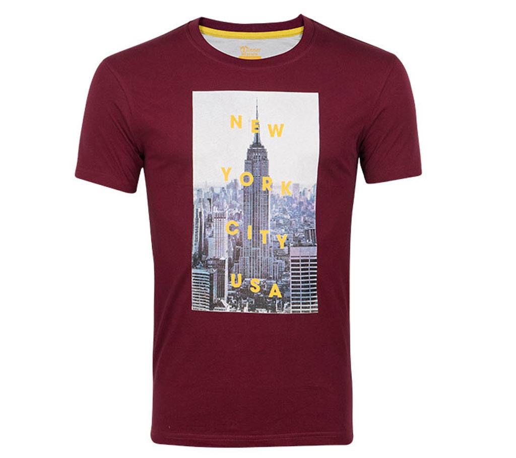 Winner Mens T-shirt - 43572 - Maroon
	
	
	
	
	
	
	
	
	
	
