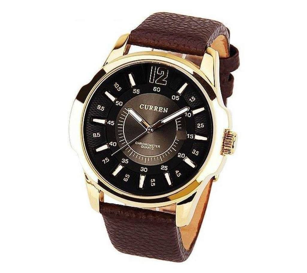 Curren Mens Watch - Golden