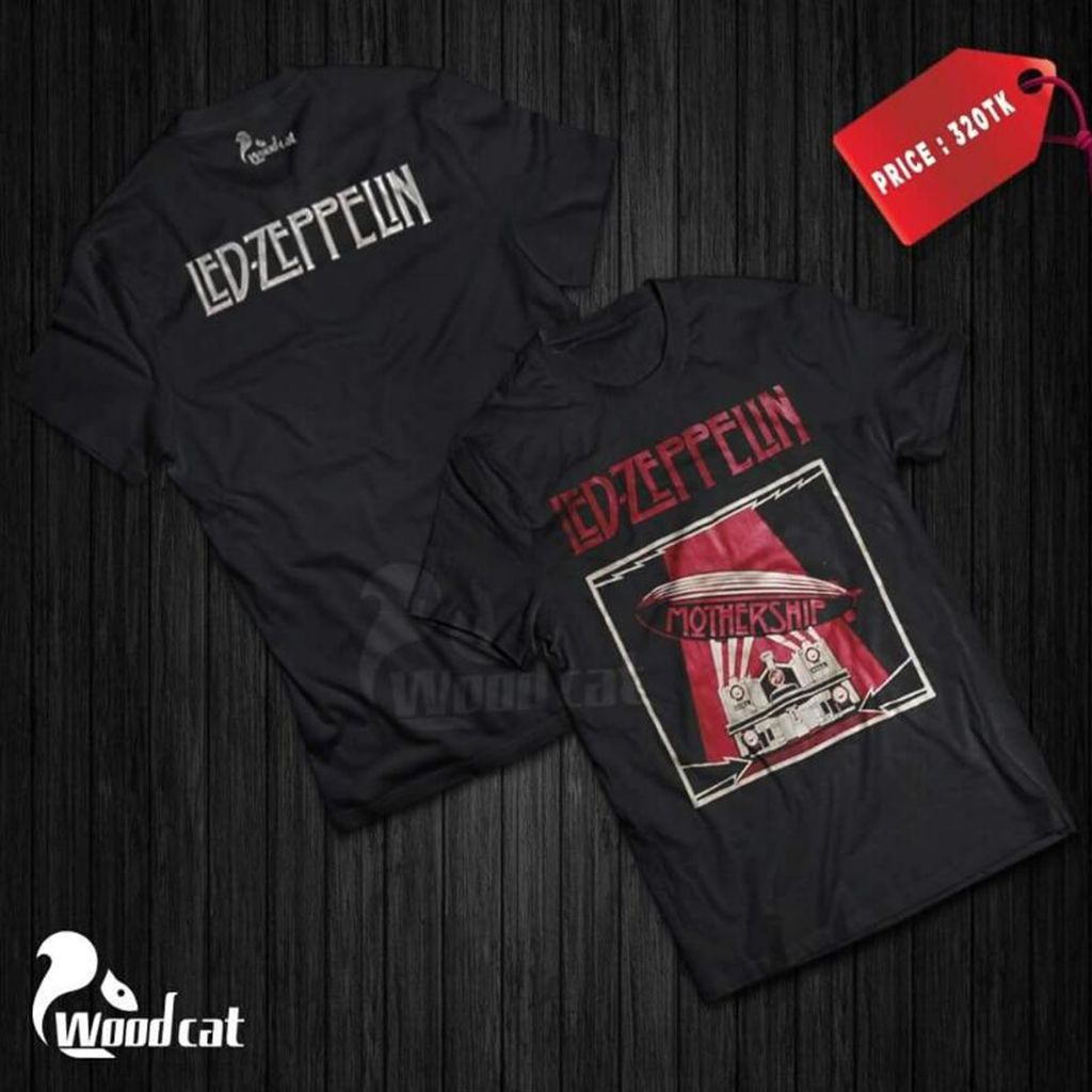 LED-ZEPPELIN Half Sleeve T-Shirt For Men