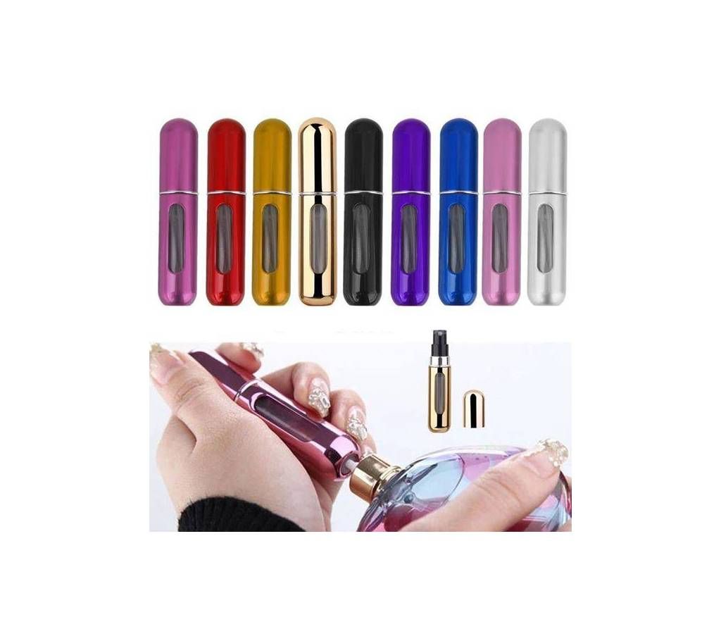 Mini Refillable Perfume Atomizer Bottle Travel Scent Pump Portable Spray Case - 1 piece
