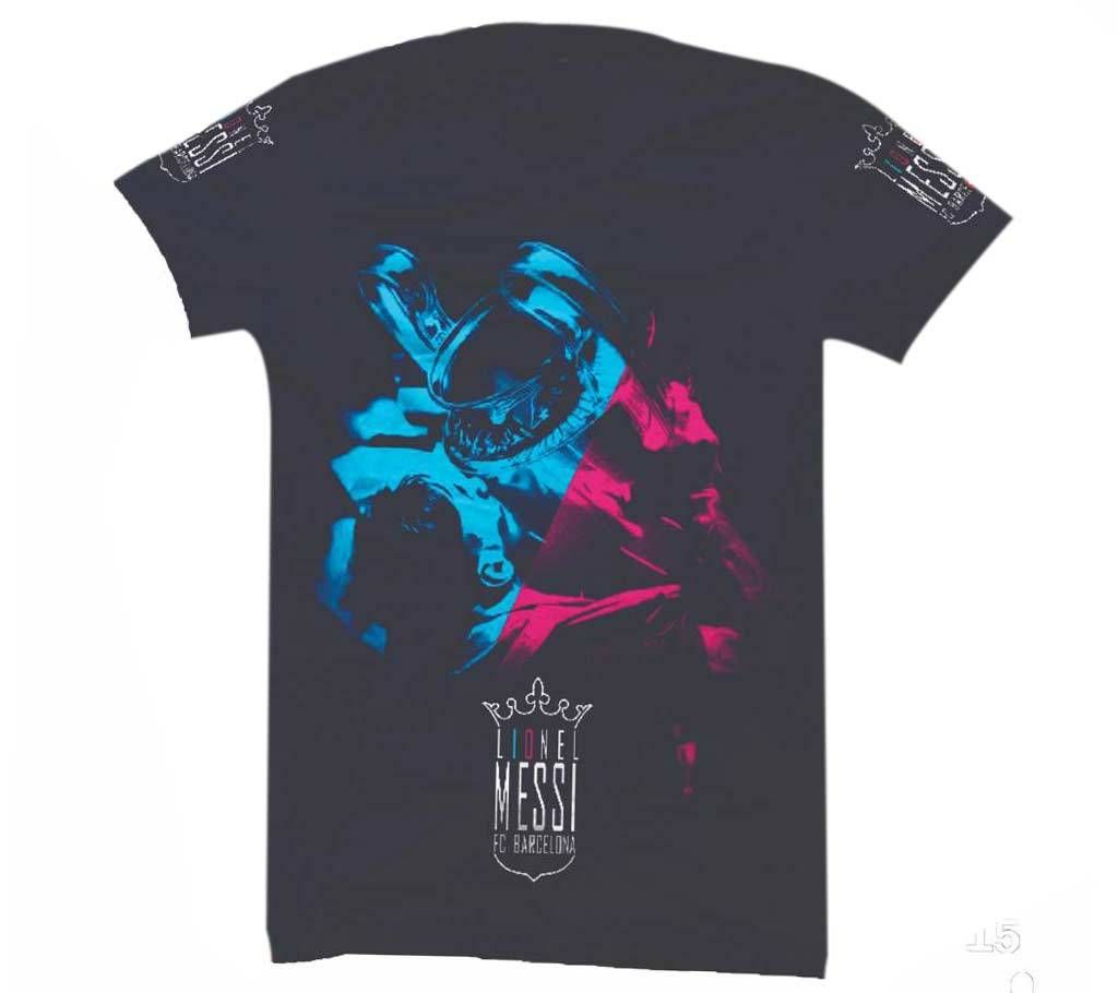 Messi Men's Half Sleeve Cotton T-Shirt