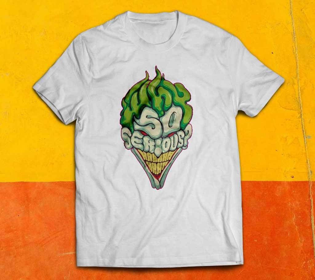Why So Serious Half Sleeve T Shirt for Men 