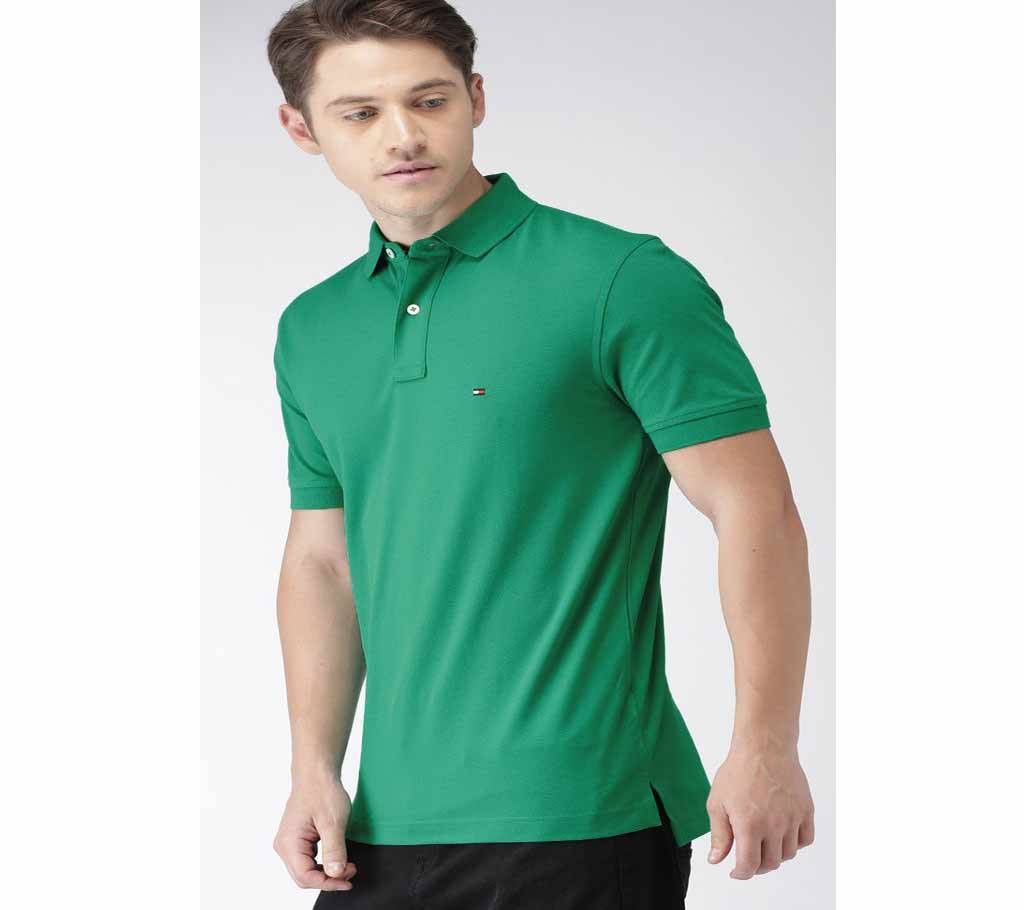 Green Fit Polo Shirt For Mans