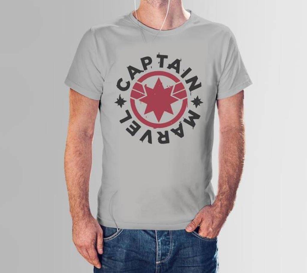 Captain Marvel Cotton T-shirt For Men