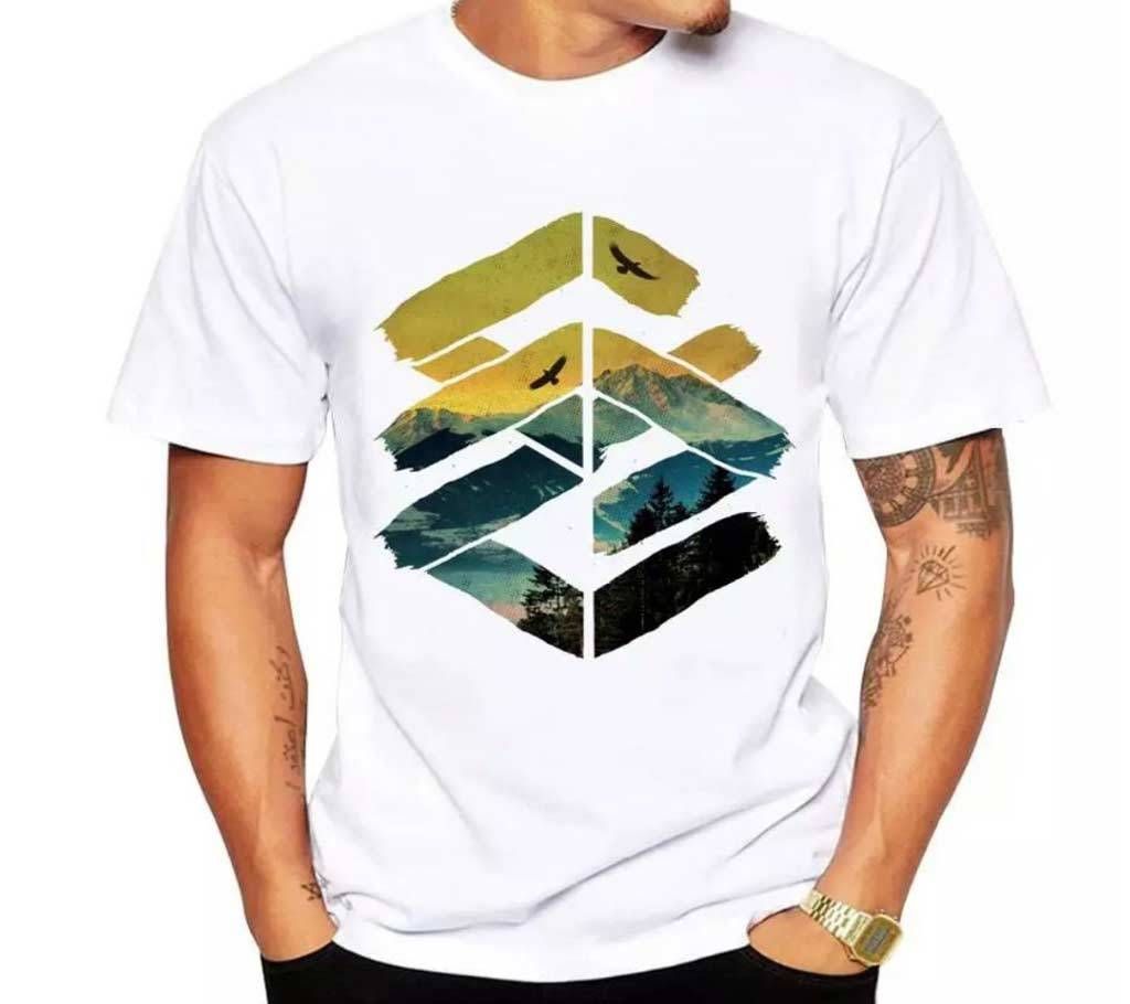 Menz Cotton Printed Tshirt