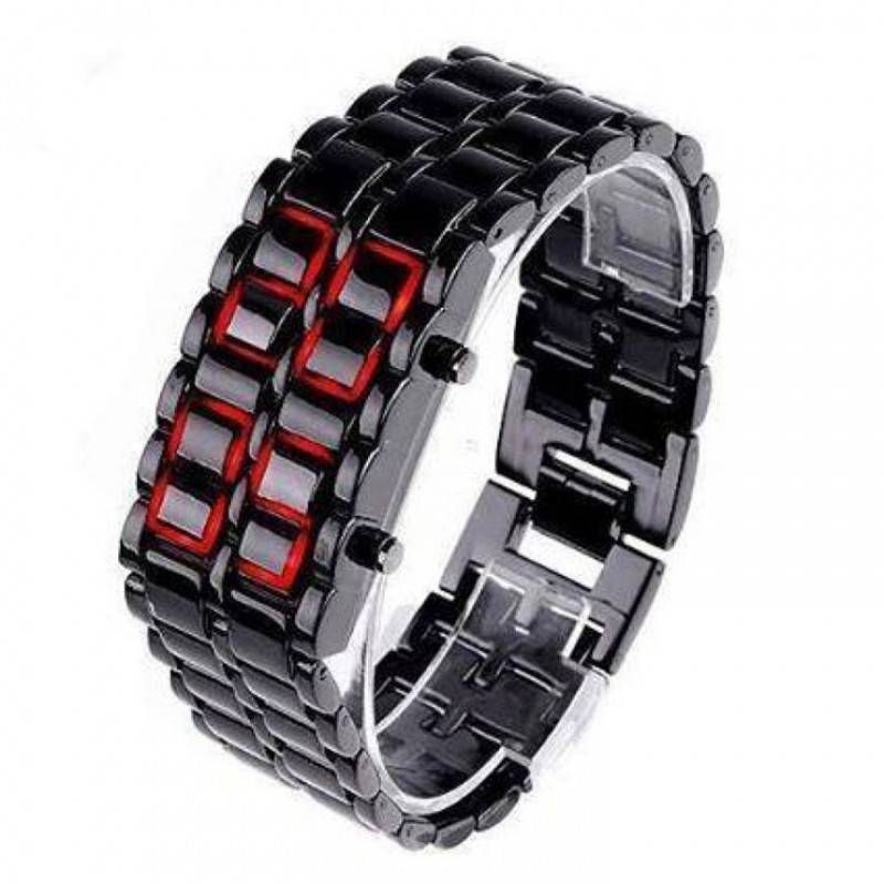 Samurai LED Watch For Men Black