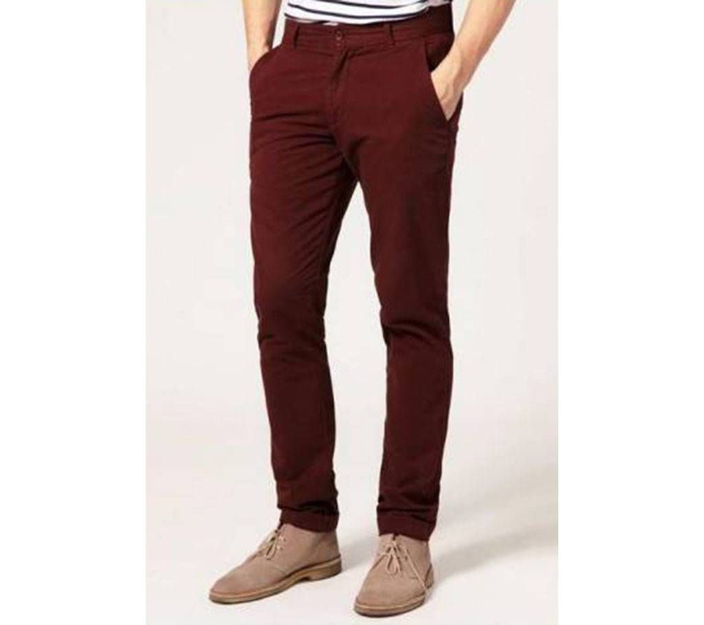 Gents Cotton Narrow Fit Gabardine Pants
