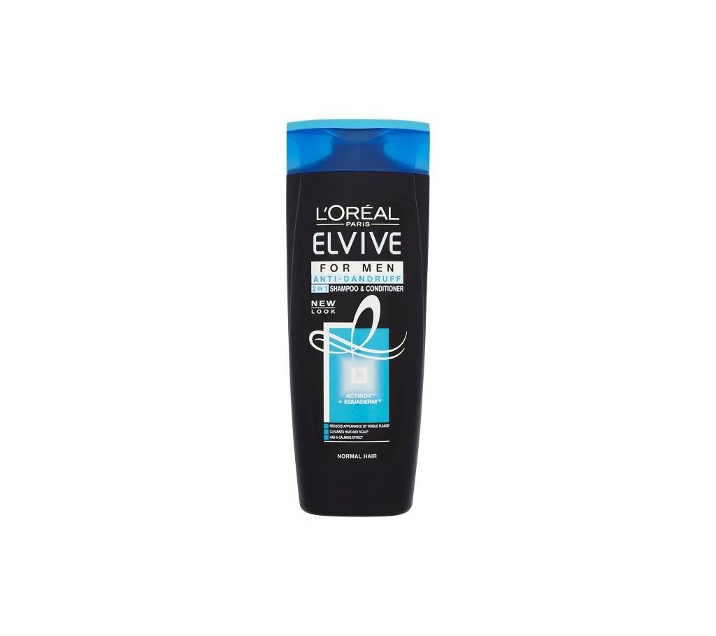 L'Oreal Paris Elvive for Men Anti-Dandruff 2in1 Shampoo & Conditioner-300ml-France 