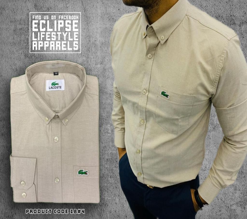 Solid Color Formal Shirt 1