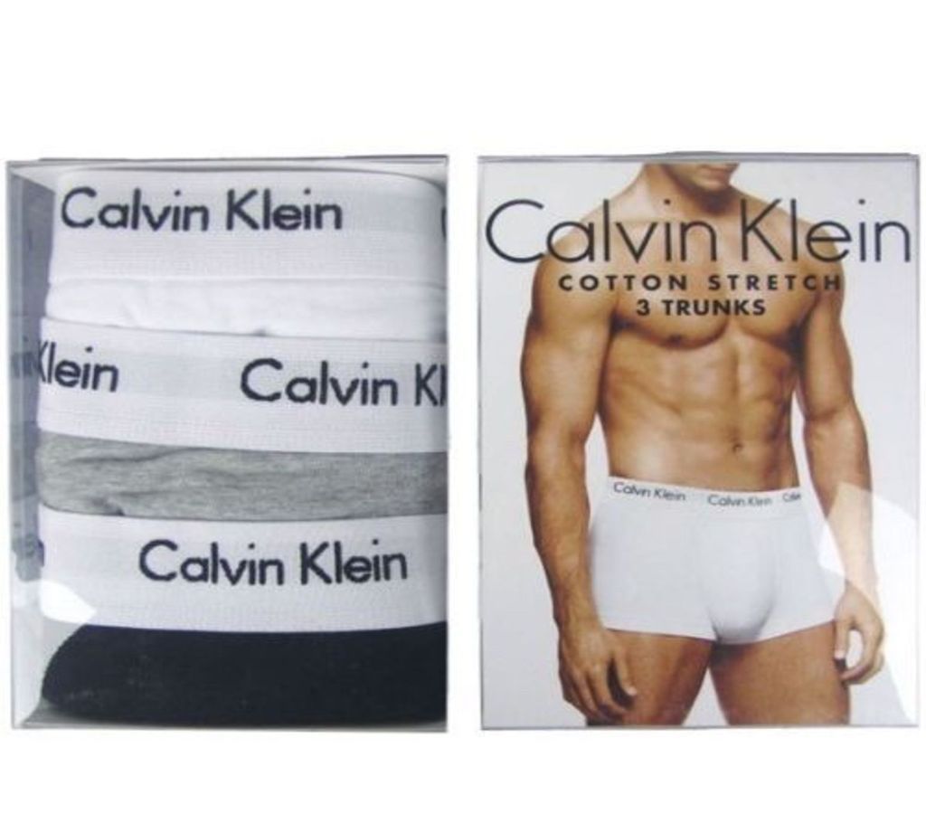 Cotton Underware Boxer for Men - 3 Pcs Boxed