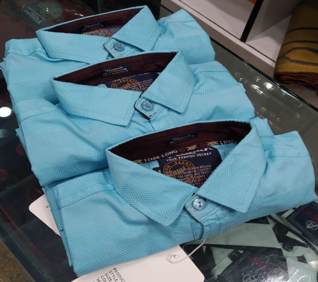 Mens Semi Formal Shirt(Sky Blue).