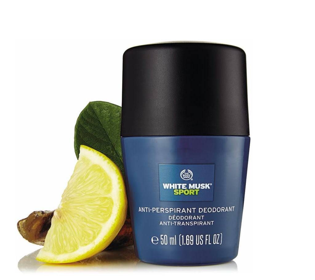 The Body Shop  White Musk Sport deodorant -(50ml)-USA