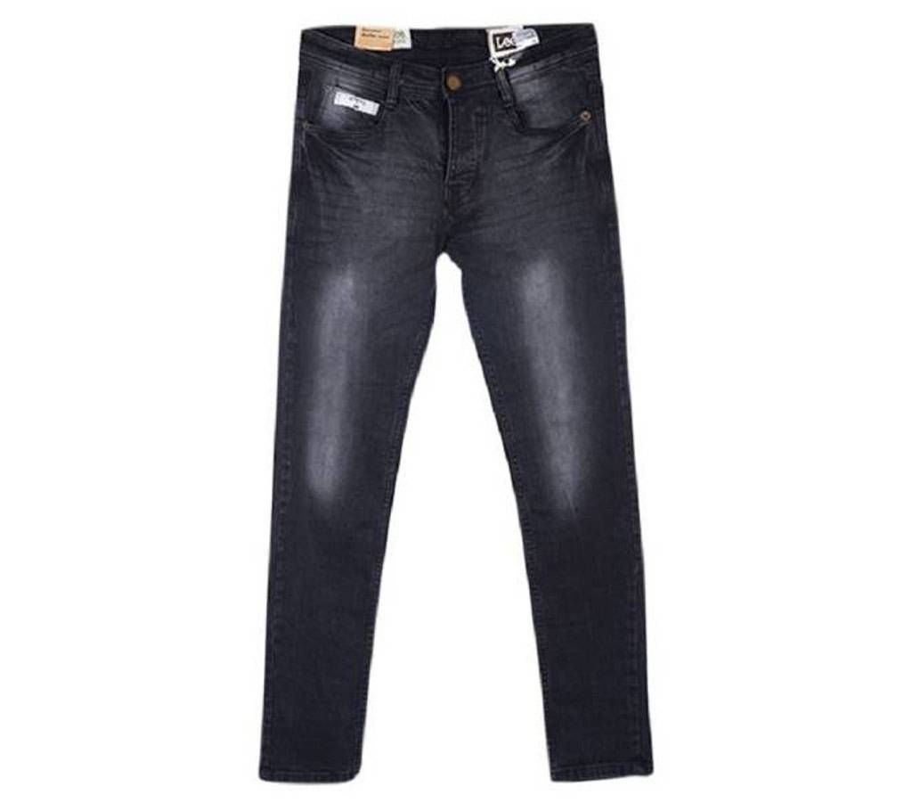 Black Denim Casual Jeans For Men