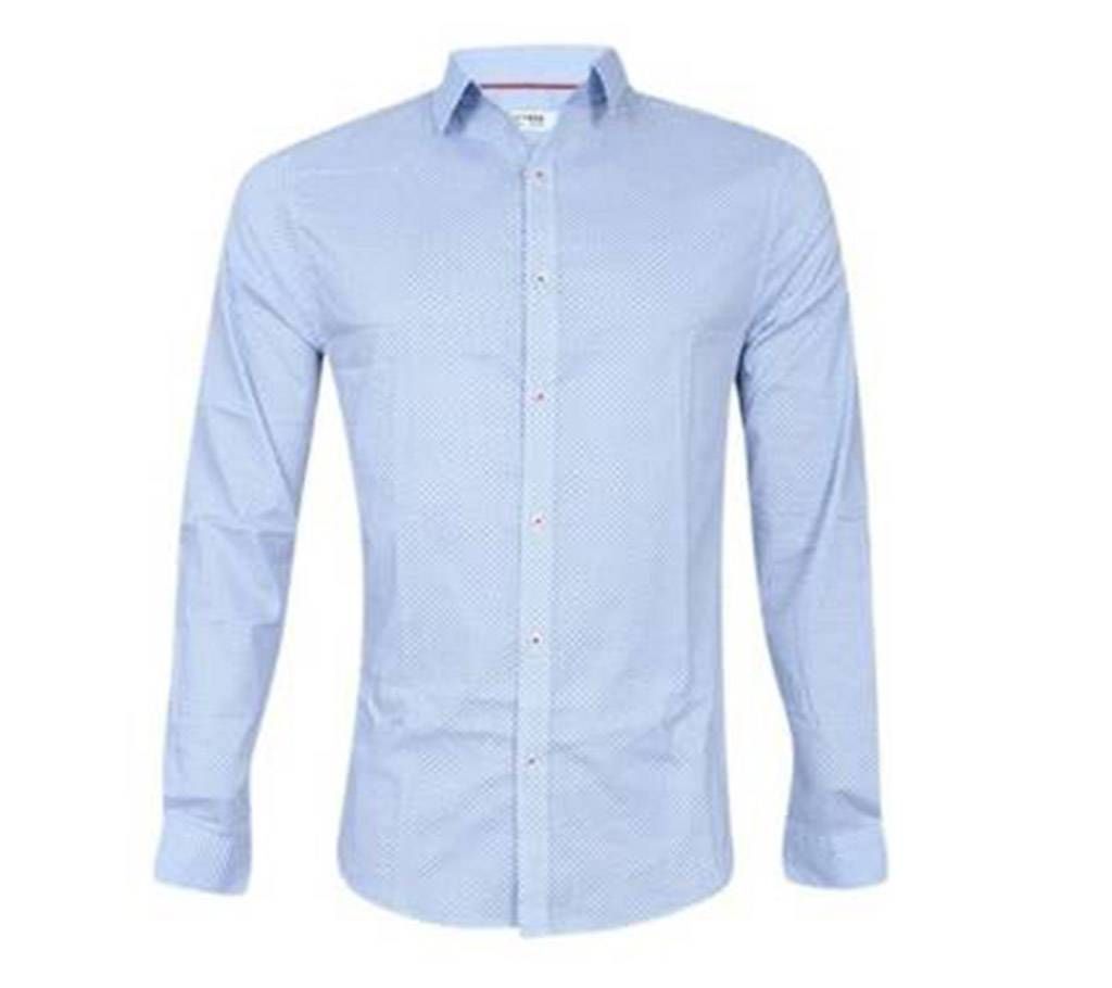 Light Sky Blue Cotton Forma Shirt