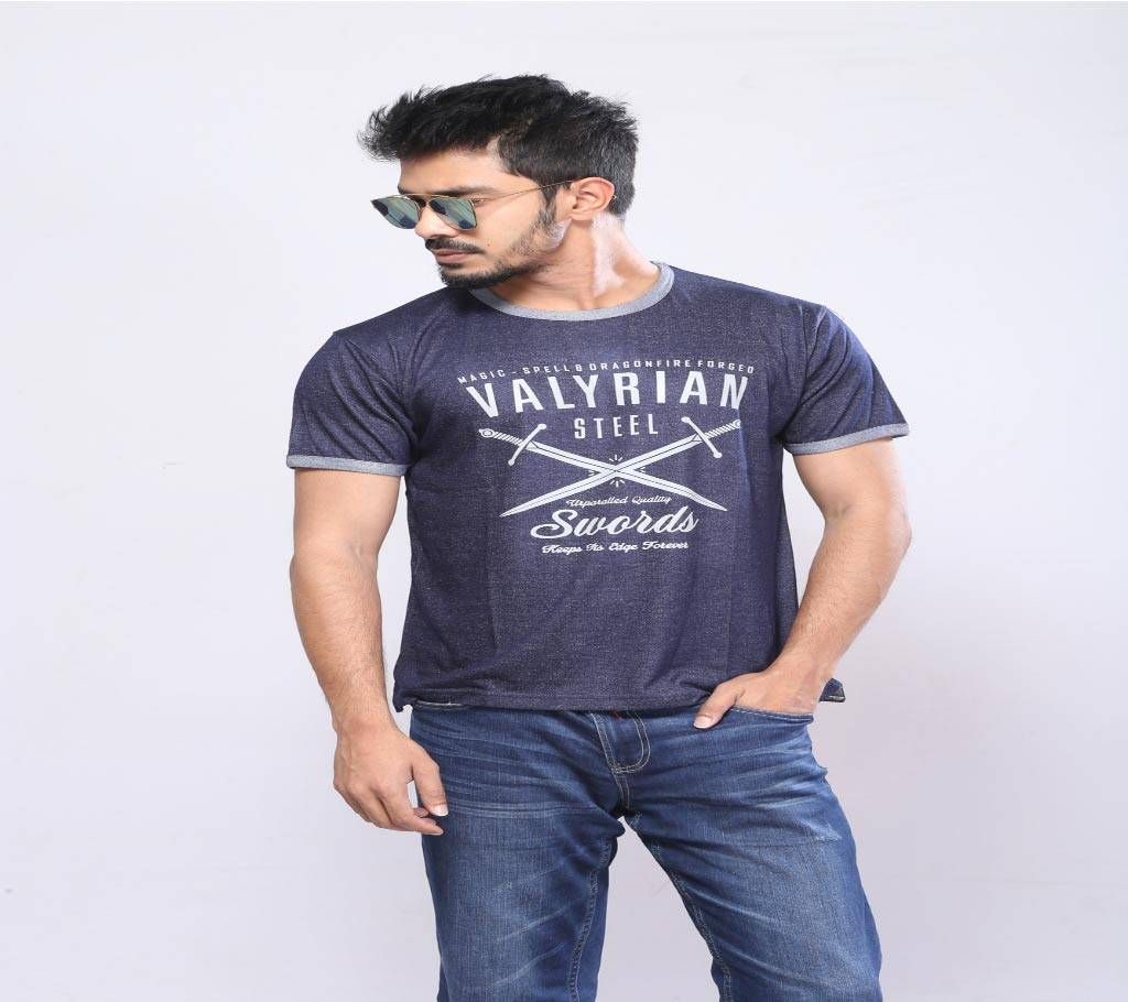 navy half sleev t-shirt