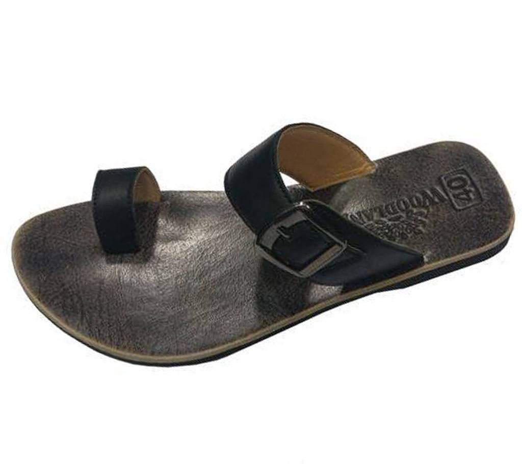 Pure Leather Casual Slipper For Men