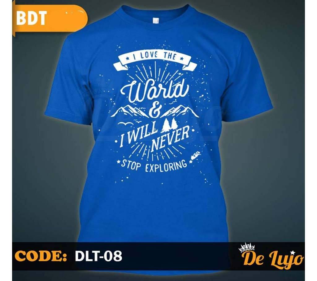 I Love the World Menz Tshirt