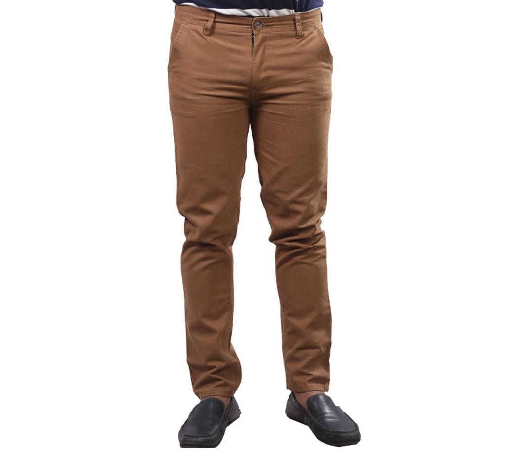 Khaki Twill Gabardine Pant for Men