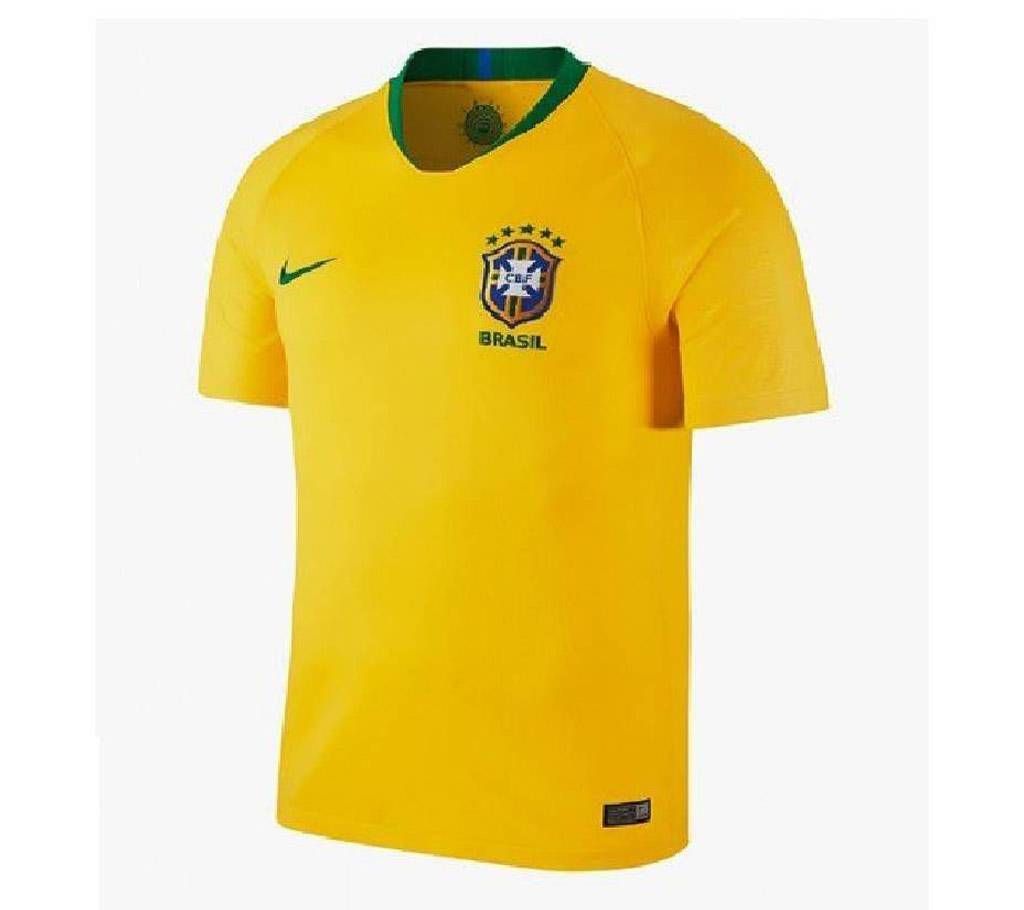 2018 World Cup Brazil Home Short Sleeve Jersey (Copy)