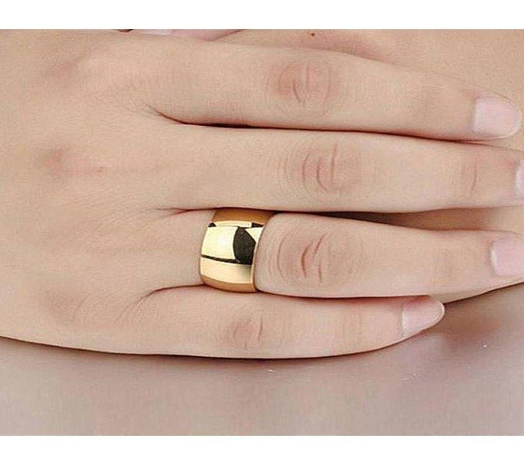 Stainless Steel Golden Finger Ring for Men