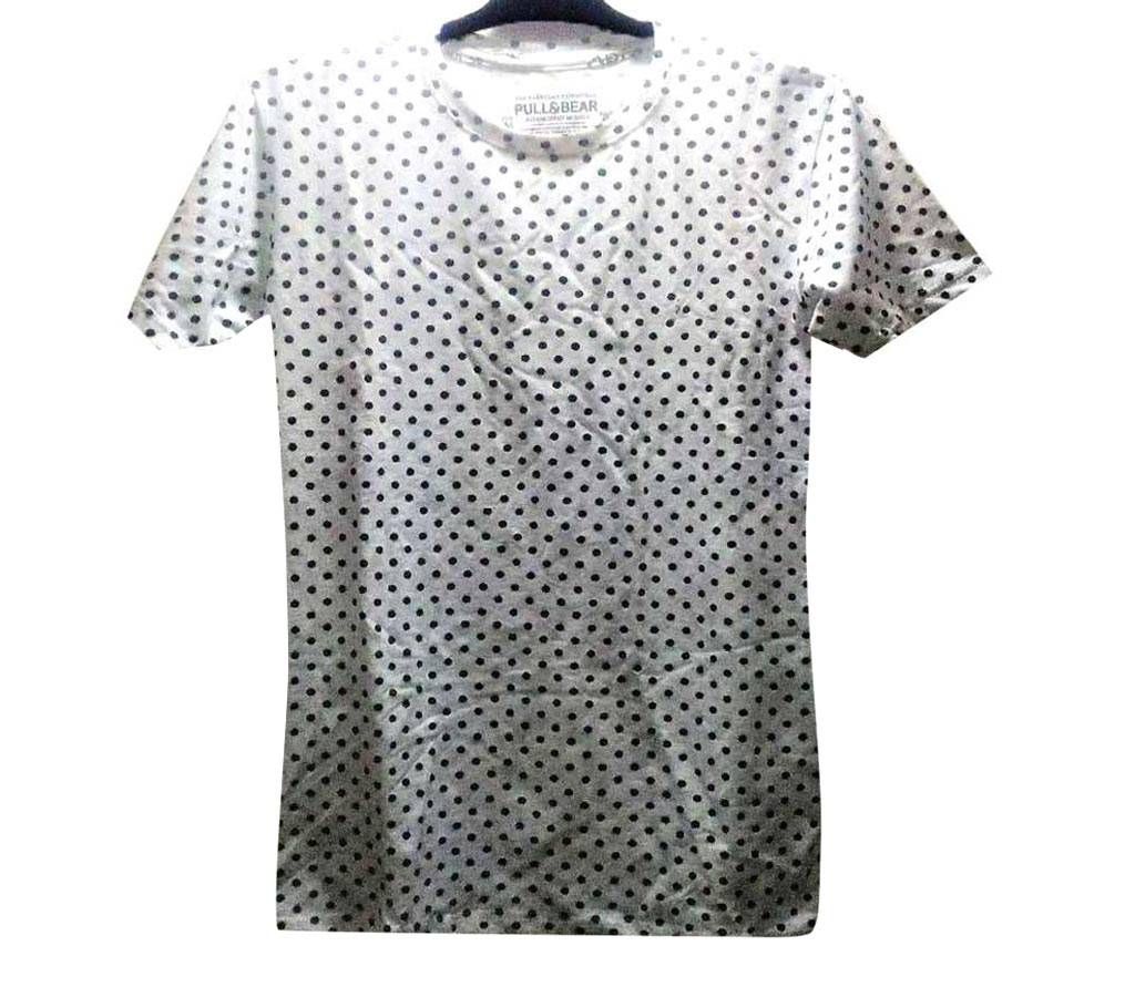 Mens Half Sleeve 100% Cotton Round Neck Tee Shirts (AOP)