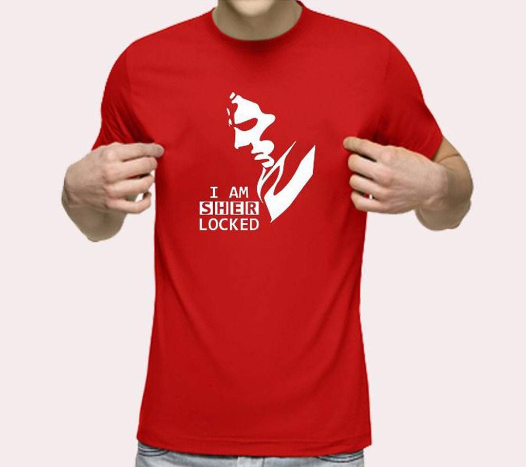 Iam Sher Locked Men half sleeve T-shirt