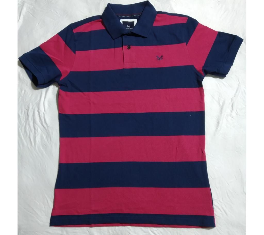 Stripe polo shirt