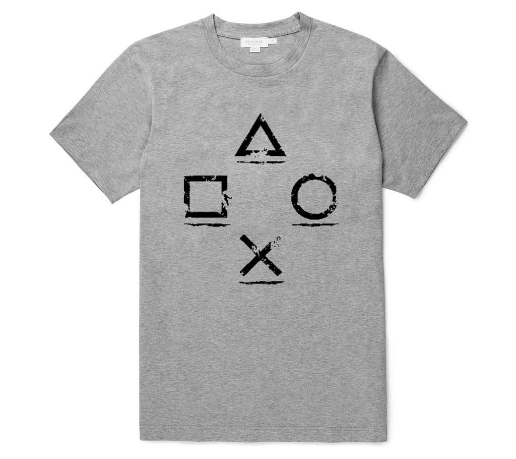 Gents Summer T-Shirt - Buttons
