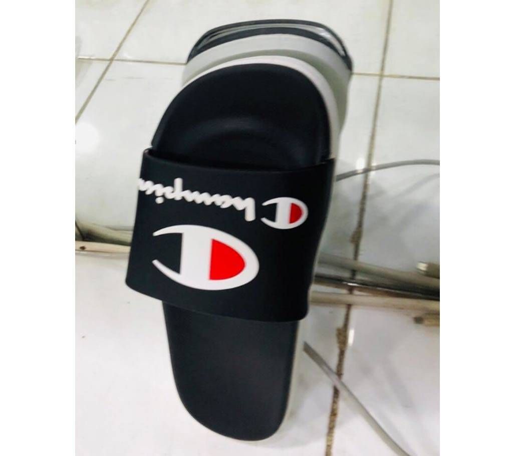 black,Rubber Slides For Men