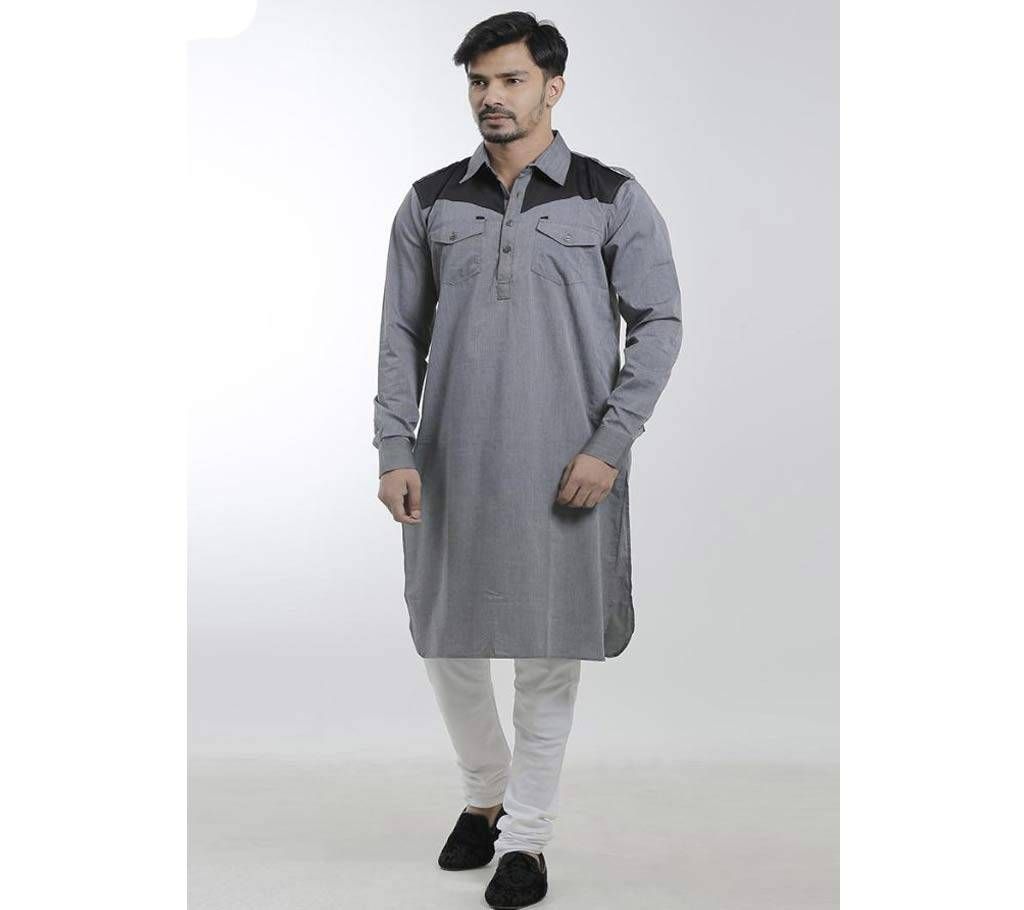 Ash Stylish Panjabi For Man