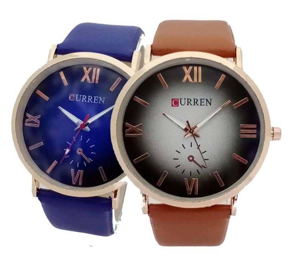 CURREN   Mens Wrist Watch- 1 pcs For Men
