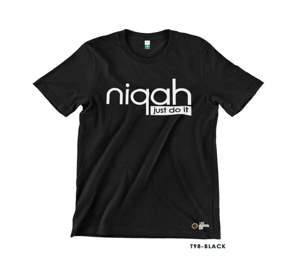 Niqah Just do it Half sleeve T-shirt
