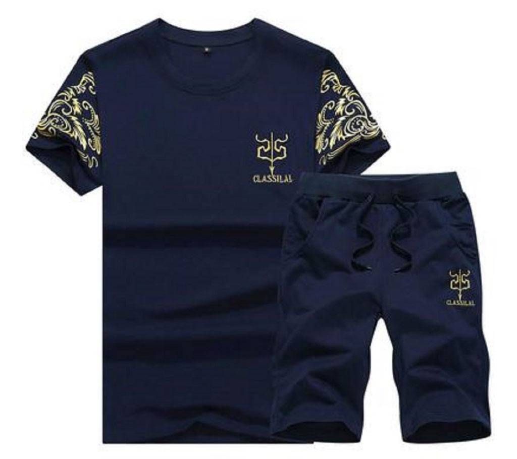 Two In One Mens T-Shirt & Shorts Combo
