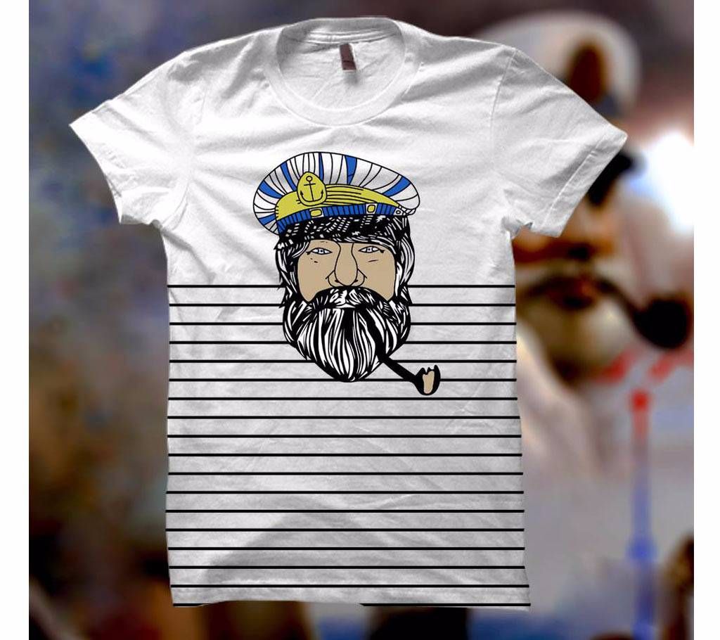 Sailor Round Neck T-Shirt For Men