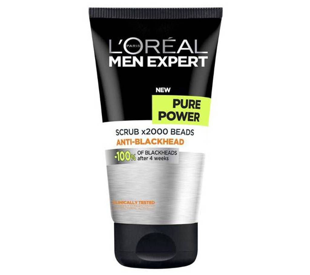 L'Oreal Menz Pure Power Scrub  Face Wash 