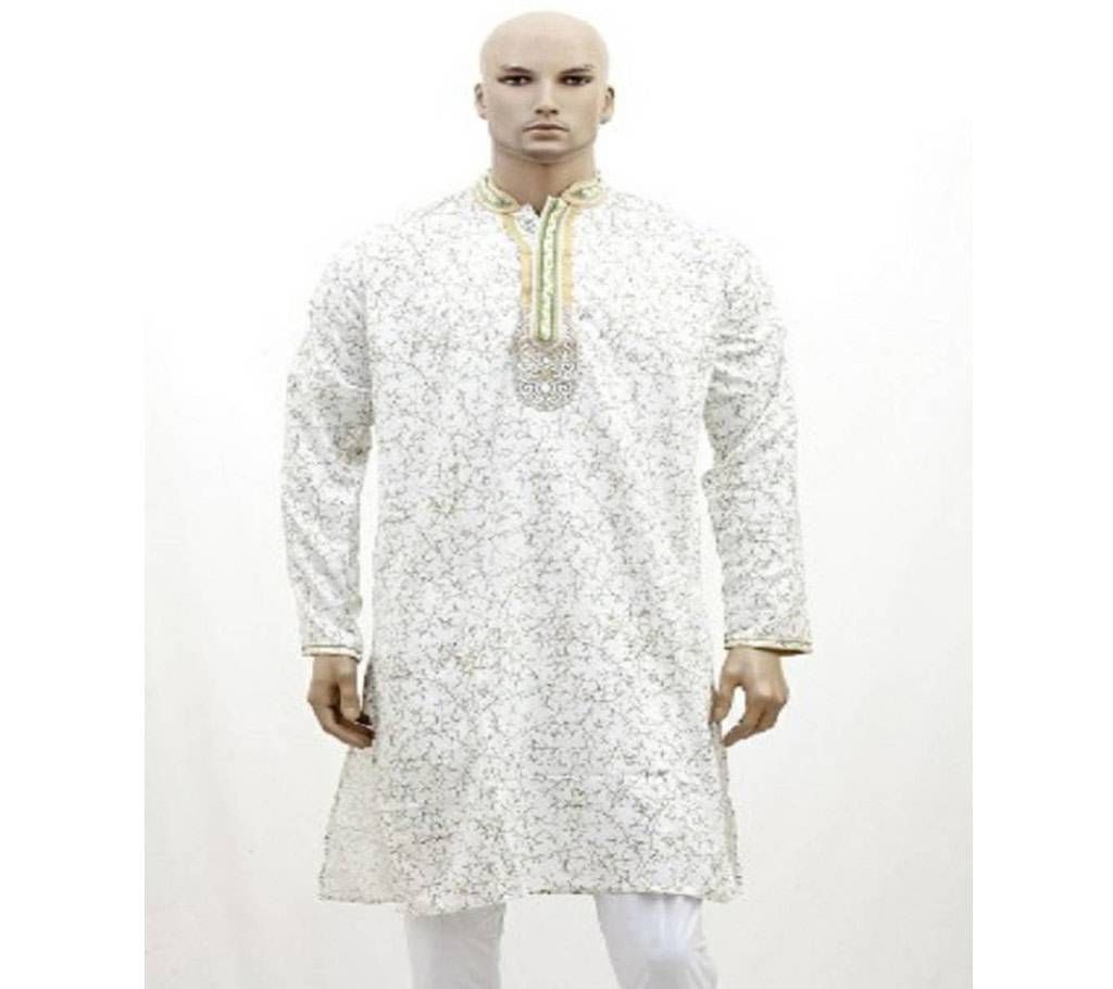 gents semi long cotton Indian punjabi 