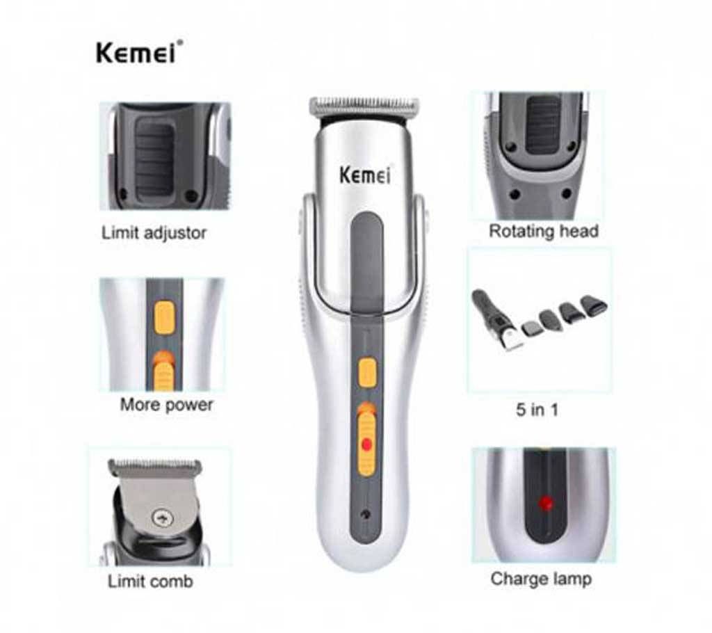 Kemei KM-680A 8 in 1 Rechargeable Shaver & Trimmer-DM01