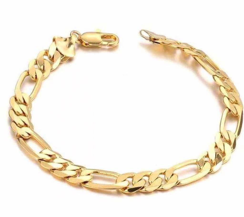 Newest Popular Mens 24K gold plated bracelet