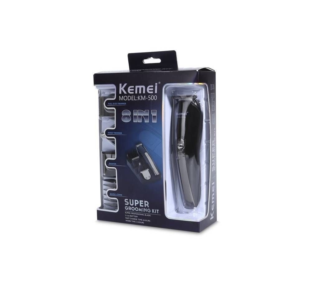 Kemei KM-500 8 in 1 Multi Rechargeable Trimmer
