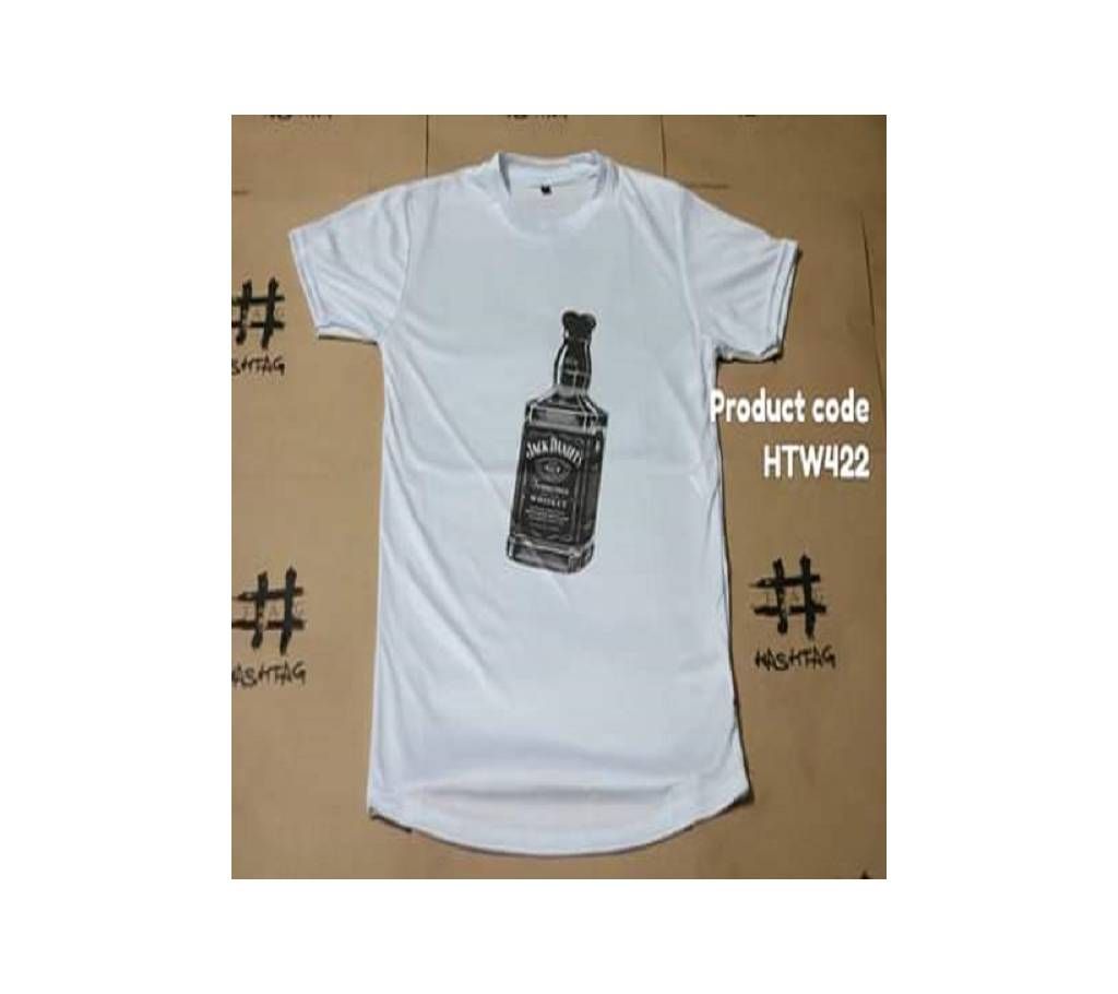 Bottle Micro PP Fabric Mix Cotton T-Shirt for Men